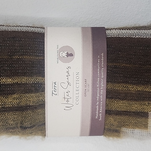 Natural Designs Terra Winter Specialty Reversible Scarf 75×10 - Picture 2 of 8